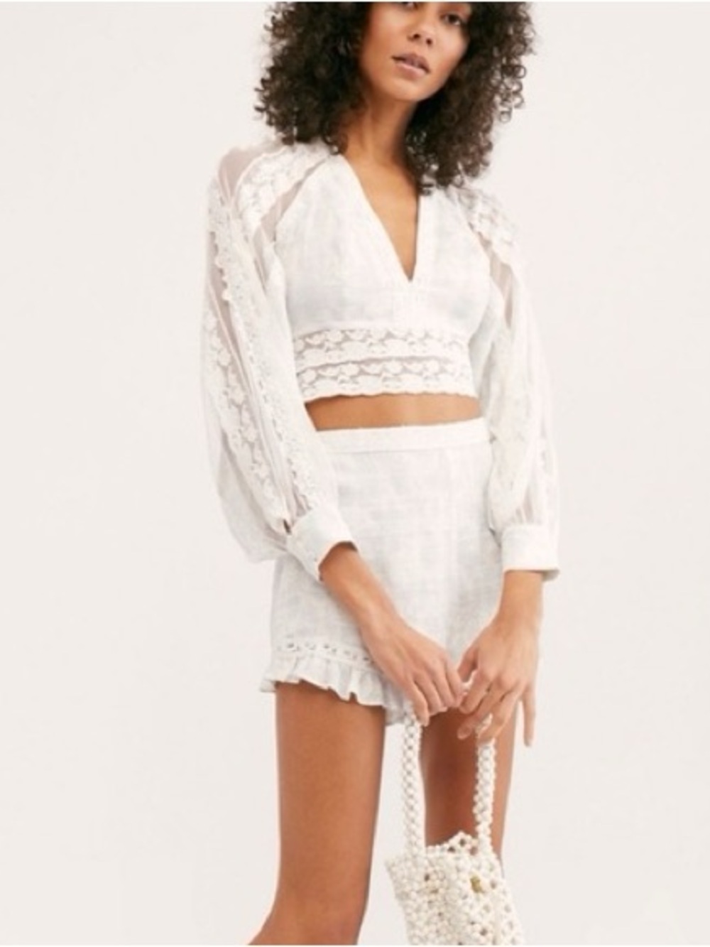 Free People Prairie Dawn Set Cottagecore Sz 6